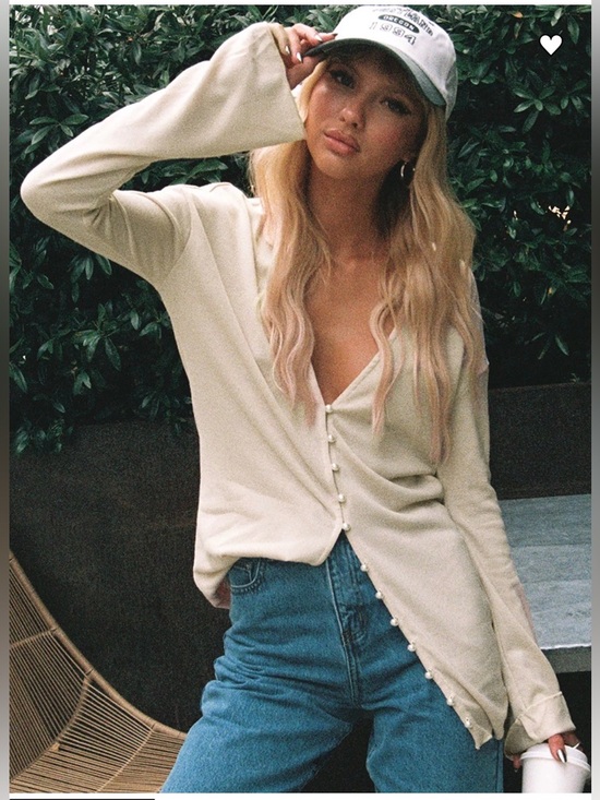 Princess Polly Sweaters - Princess Polly Macy Beige Cardigan